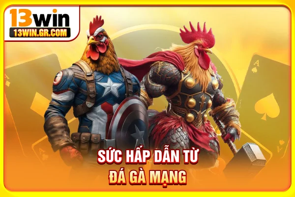 Sức hấp dẫn từ đá gà mạng